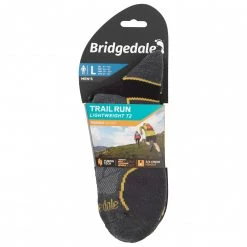 Bridgedale - Trail Run Lightweight Merino Sport 3/4 Crew I - Chaussettes de running -magasin de baskets bridgedale trail run lightweight merino sport 3 4 crew i chaussettes de running detail 3