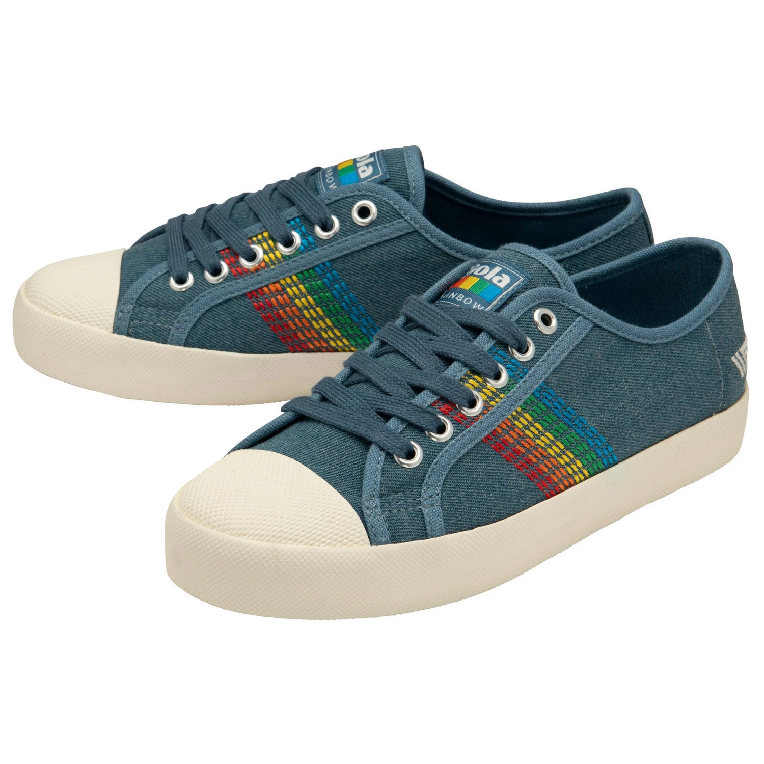 Gola - Women's Coaster Rainbow Stitch - Baskets 7 Gola - Women's Coaster Rainbow Stitch - Baskets – Image 5