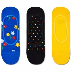 Happy Socks - Bouquet Liner Sock 3-Pack - Chaussettes multifonctions