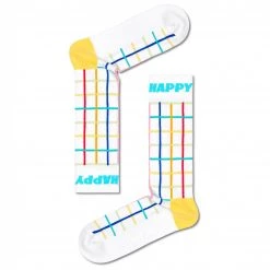 Happy Socks - Color Grid Crew Sock - Chaussettes multifonctions -magasin de baskets happy socks color grid crew sock chaussettes multifonctions 1