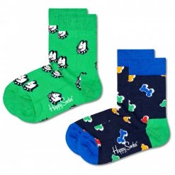 magasin de baskets 18 Happy Socks - Kid's Dog & Dog Bone Socks 2-Pack - Chaussettes multifonctions