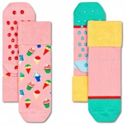 Happy Socks - Kid's Ice Cream Anti Slip 2-Pack - Chaussettes multifonctions 7 Happy Socks - Kid's Ice Cream Anti Slip 2-Pack - Chaussettes multifonctions -magasin de baskets happy socks kids ice cream anti slip 2 pack chaussettes multifonctions 2