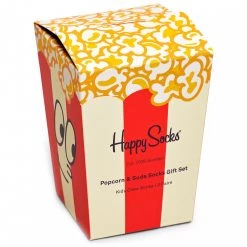 magasin de baskets -magasin de baskets happy socks kids popcorn soda socks gift set chaussettes multifonctions detail 2
