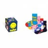 Happy Socks - Kid's Smileyworld 4-Pack - Chaussettes multifonctions -magasin de baskets happy socks kids smileyworld 4 pack chaussettes multifonctions