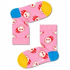 Happy Socks - Kid's Smileyworld 4-Pack - Chaussettes multifonctions -magasin de baskets happy socks kids smileyworld 4 pack chaussettes multifonctions detail 3