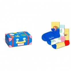 Happy Socks - Kid's Travel Socks Gift Set 3-Pack - Chaussettes multifonctions