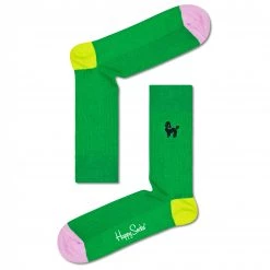Happy Socks - Ribbed Embroidery Poodle Sock - Chaussettes multifonctions -magasin de baskets happy socks ribbed embroidery poodle sock chaussettes multifonctions 1