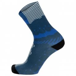 Santini - Optic Medium Profile Cycling Socks - Chaussettes de cyclisme -magasin de baskets santini optic medium profile cycling socks chaussettes de cyclisme 3
