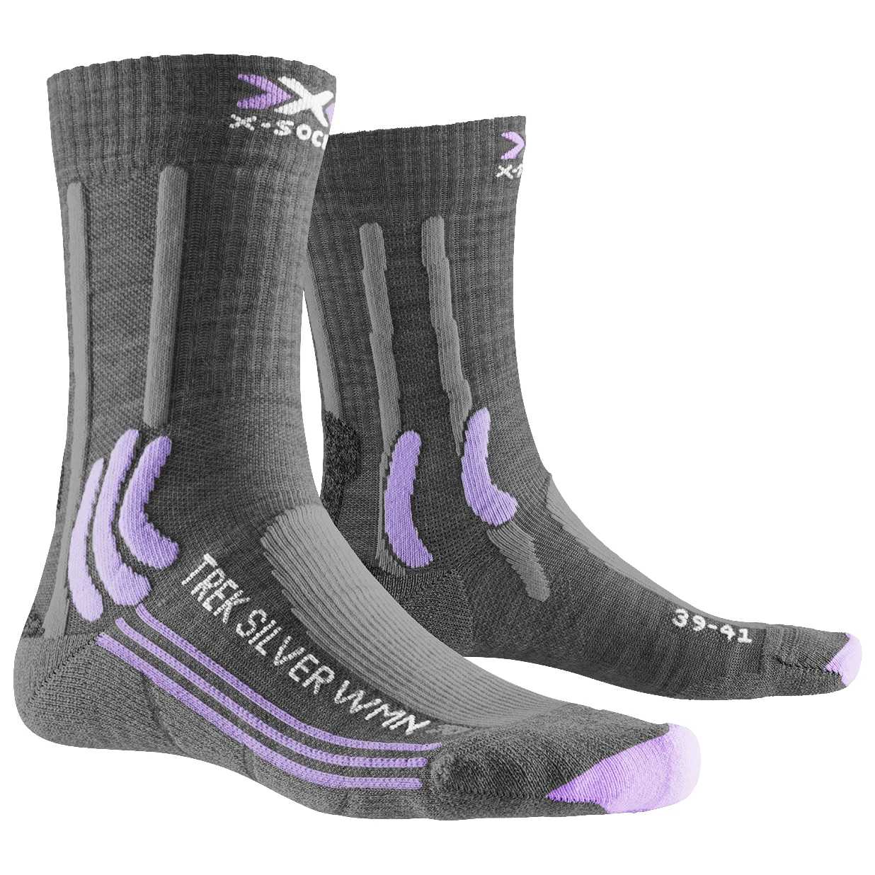 X-Socks - Women's Trek Silver - Chaussettes de randonnée 4 X-Socks - Women's Trek Silver - Chaussettes de randonnée – Image 2